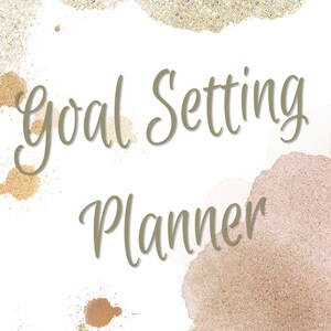 A4 PRINTABLE Goal Setting Planner Template (30 Pages)