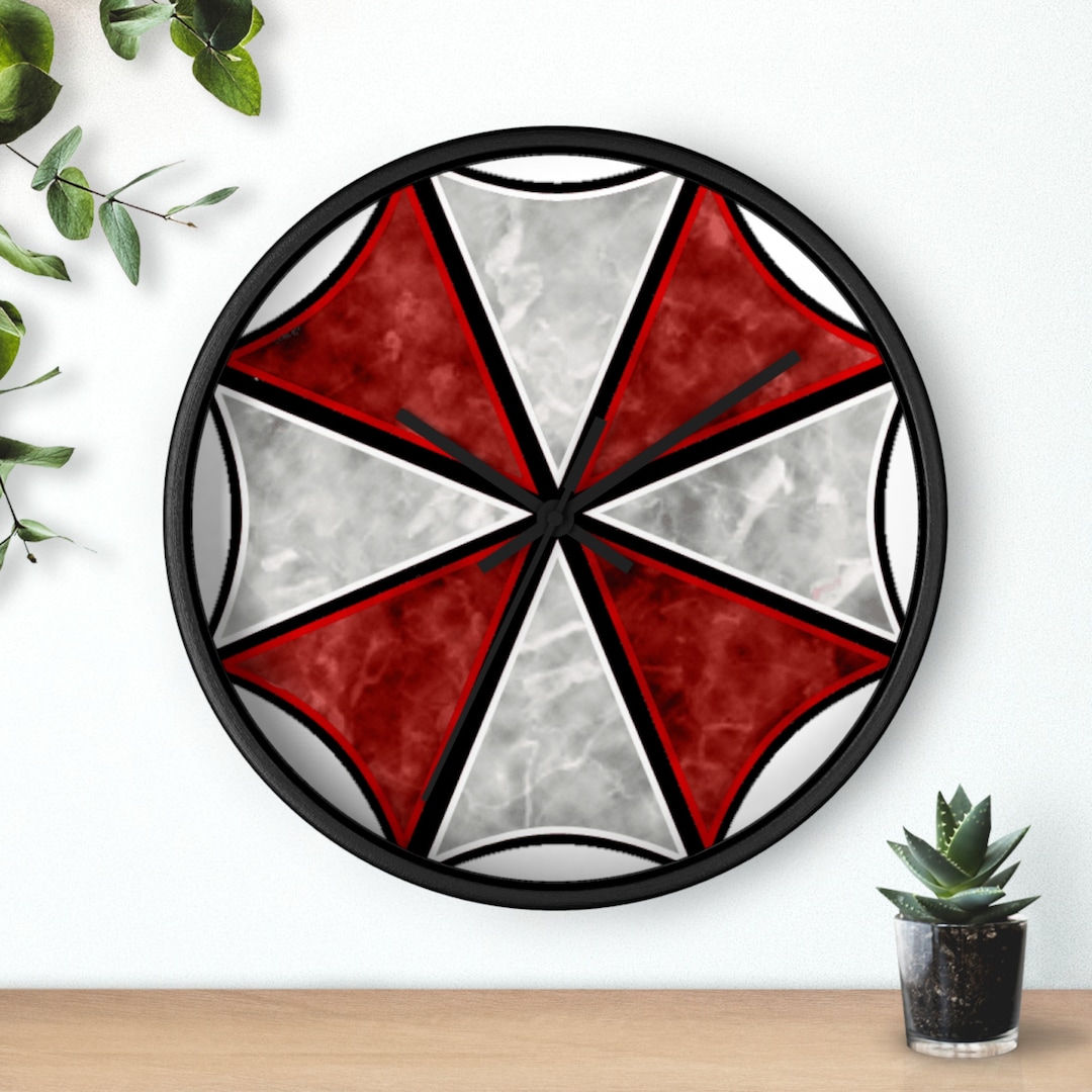 Resident Evil Wall Clock 10 Inch Clock Resident Evil Prop Etsy