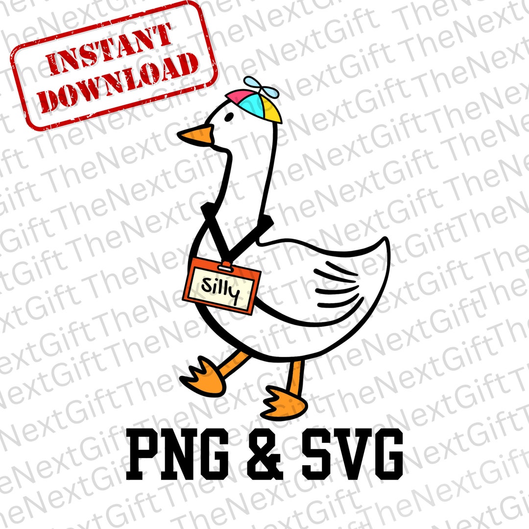 Silly Goose SVG Silly Goose Png Silly Goose Silly Gifts - Etsy
