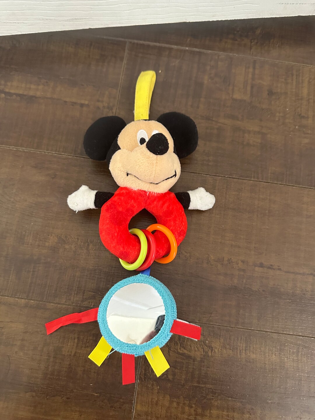 Babyhug Disney Mickey Soft Ball With Loops -  Circumference- 44 cm