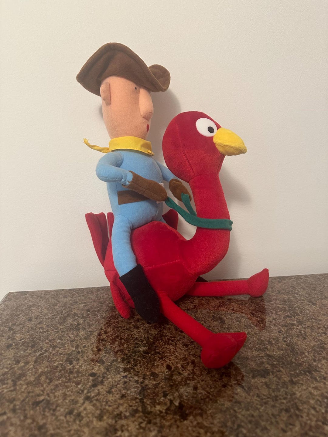 Cowboy From Rudolph Stuffins CVS Rudolph Island of Misfit Toys 1999 Cowboy Riding Ostrich ...