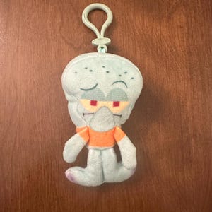 Mini Stuffed Squidward Spongebob Squidward Mini Plush With Clip Inch