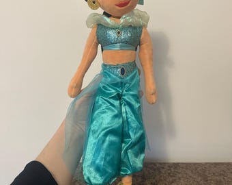 Ty Disney Sparkle Jasmine Plush Doll Toy 15 inch