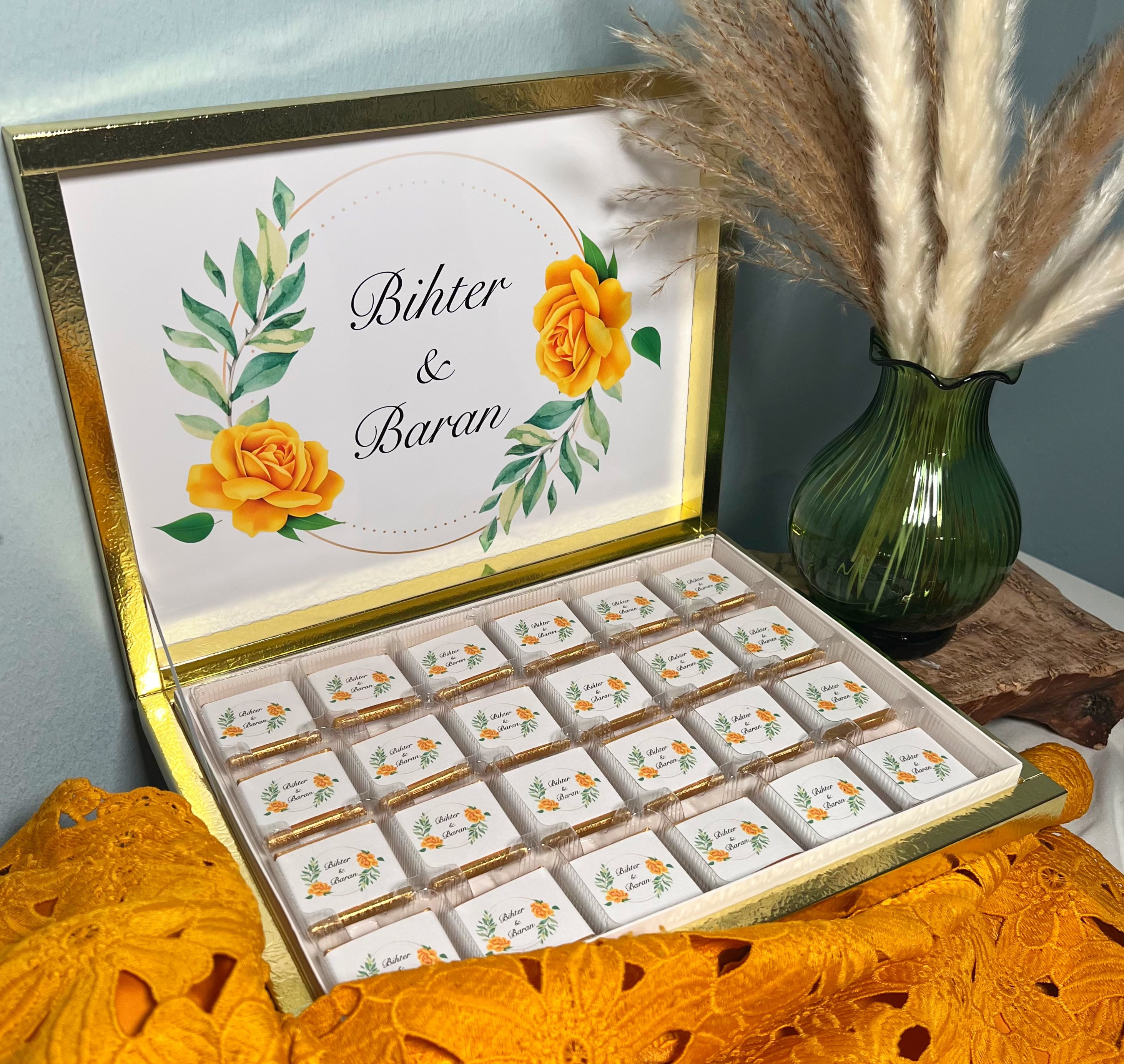 Personalized Chocolate Box Wedding, Engagement, Birthday, Baptism, Registry  Office - Etsy