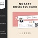 Notary Business Cards notary Business Card Template notary Signing