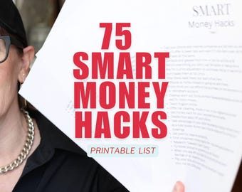 75 tips voor slim geld Afdrukbaar: checklist zuinig leven (pdf-download)