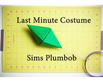 DIY Sims Plumbob Costume: Printable Template (PDF & SVG)