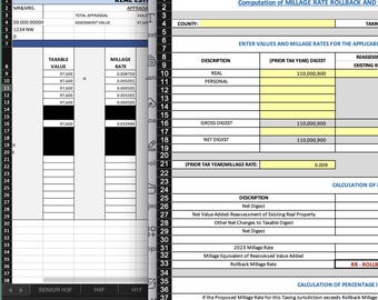 PACKAGE DEAL - Simulateur de facture de taxe foncière ; Simulateur de taux d'annulation ; Qu'est-ce qu'un taux de recul kilométrique ? Comment décoder un compte de taxes