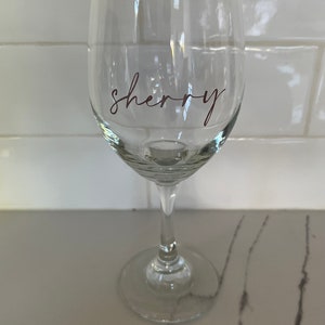 Custom Wine Glass - Etsy