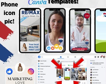 RE/MAX Agent Stories Template for Instagram and Facebook