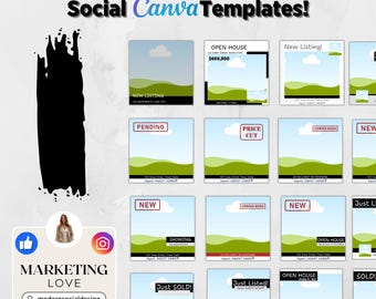 20 Black Real Estate Social Media Template