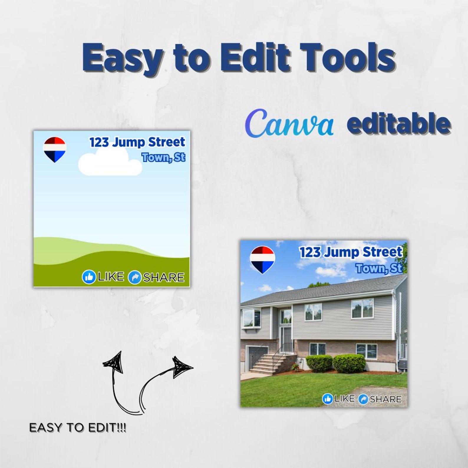 25 REMAX New Logo Template for Instagram Canva Facebook - Etsy