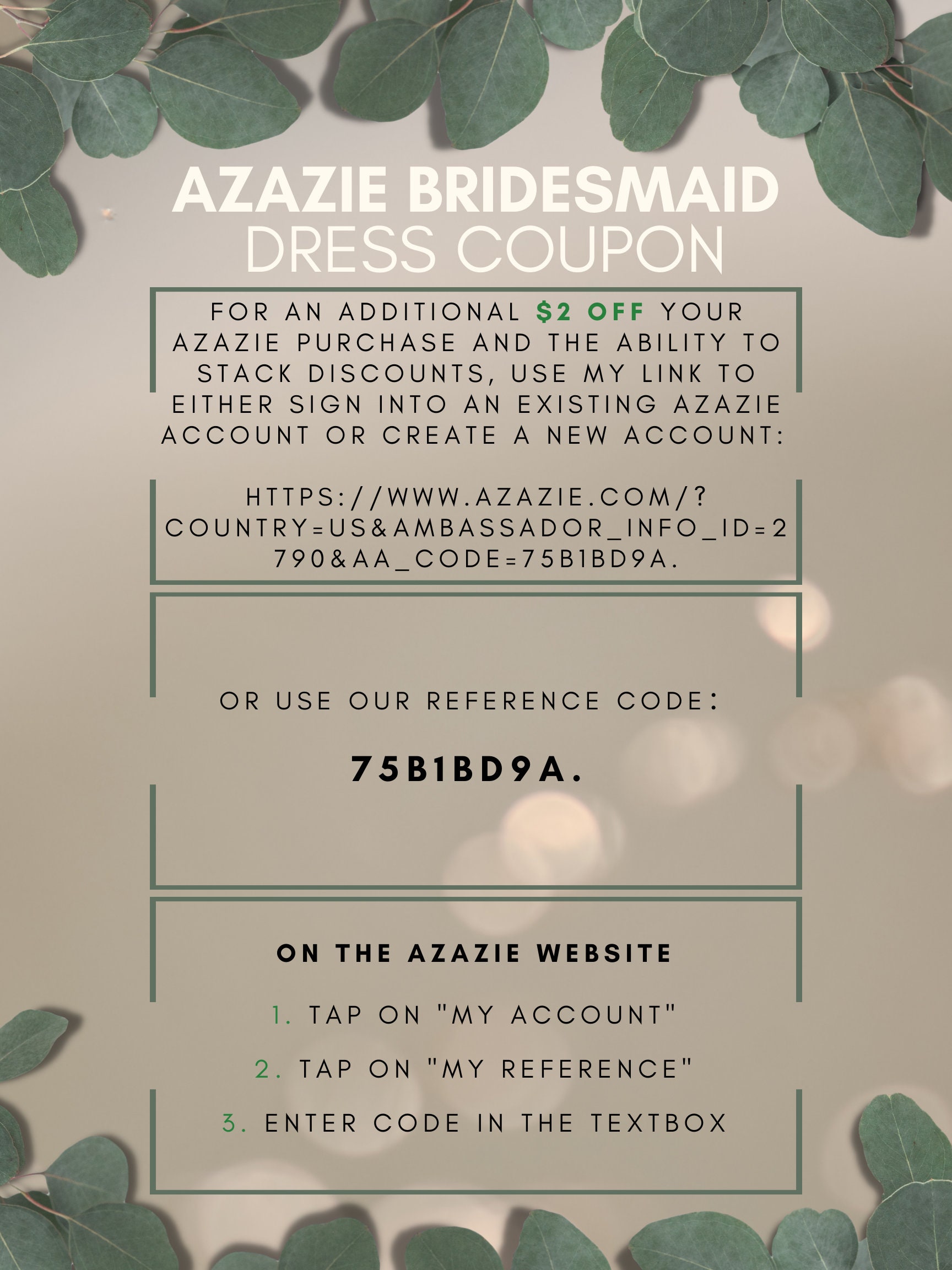 Azazie dress coupon cheap