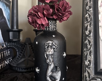 Mermaid With Stars Bud Vase, Mythical Siren Of The Sea Bottle