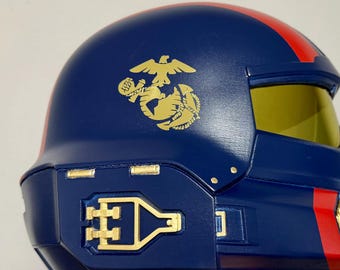 Custom Marine Corps B-01 Tactical Helmet - Replica Helmet - Cosplay Helmet - Inspired by Helldrivers 2