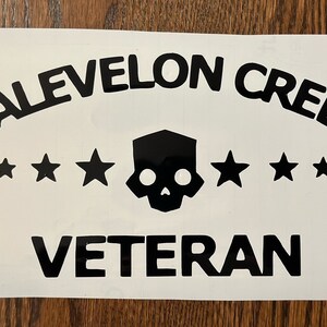 Malevelon Creek Veteran - Vinyl Sticker - Inspired by Helldivers 2