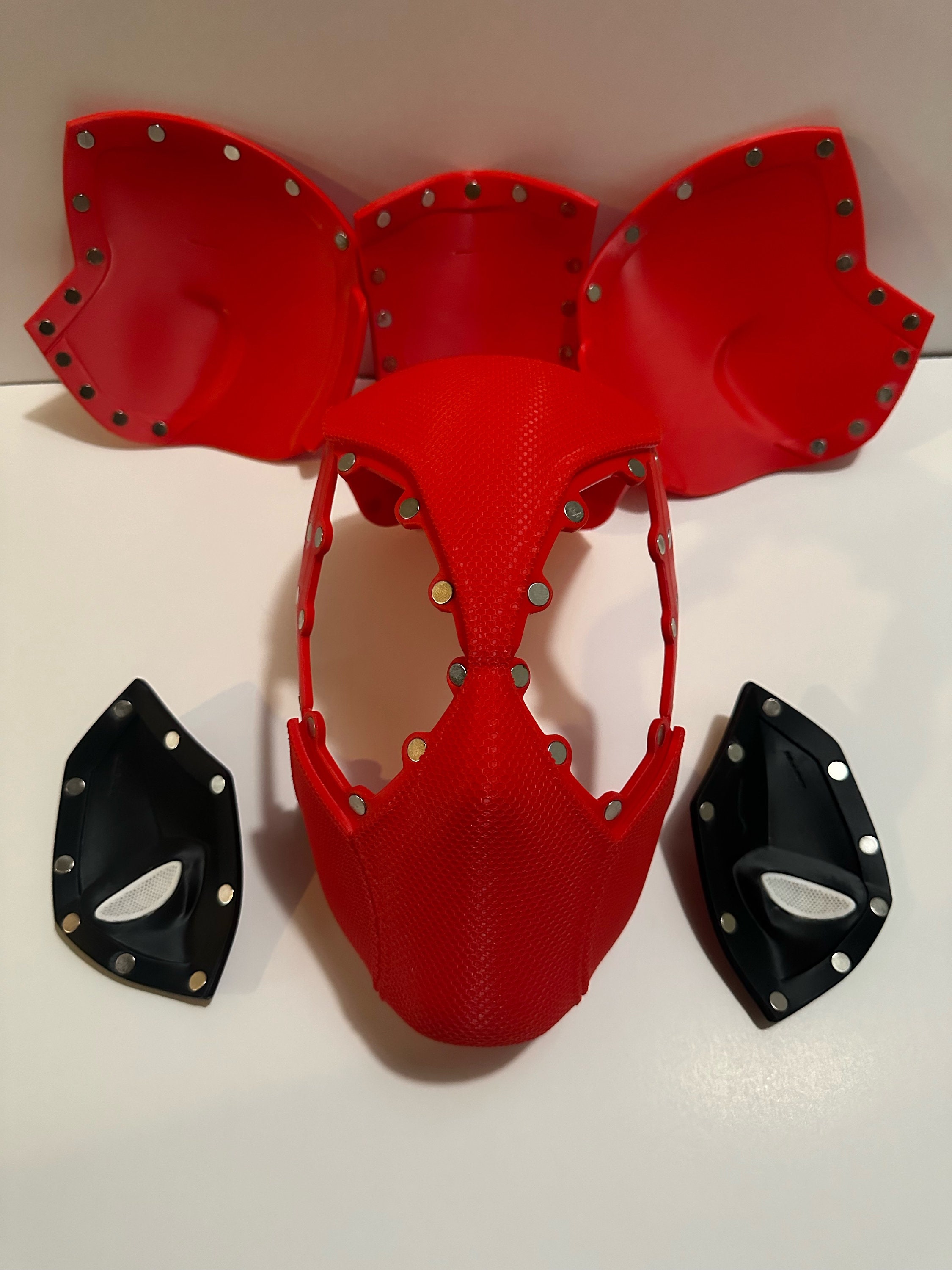 Deadpool Mask With Two Sets of Interchangeable Eyes