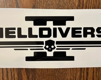 Helldivers 2 Logo - Vinyl Sticker - Inspired by Helldivers 2