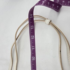 Vtg Brighton Off White Crocodile Leather Embroidered Flower Wallet Crossbody Bag image 13