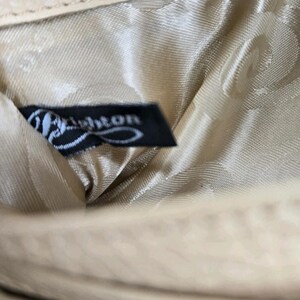 Vtg Brighton Off White Crocodile Leather Embroidered Flower Wallet Crossbody Bag image 8