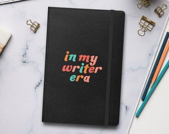 Hardcover Liniertes Notizbuch für Schriftsteller | Autor Journal | NaNoWriMo Preptober Novel Writing Planner | In My Writer Era
