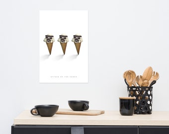 Star Wars Themed Food Poster - Attack of the Cones