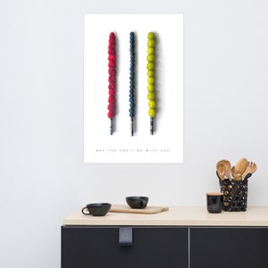 Póster de Star Wars Fruit - Fruitsabers