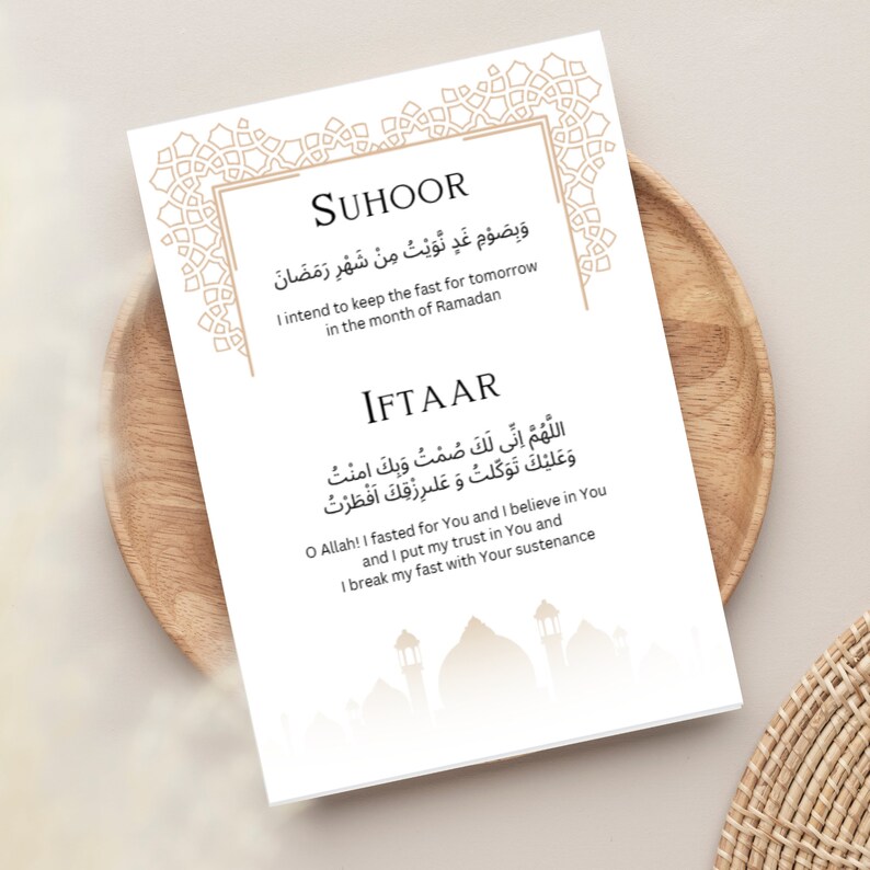 Nalosun Ramadan Gifts Islamic Decorations 30 Daily Reminder