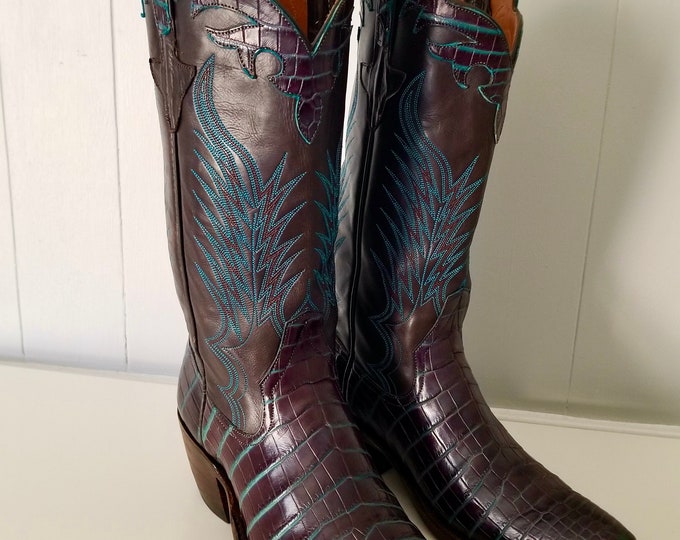 Handmade, custom cowboy boots
