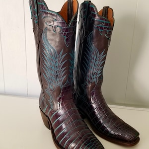 Handmade, custom cowboy boots