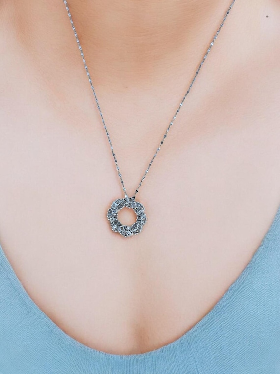 Circle Pendant Tiffany Statement Necklace Tiffany T T1 Circle