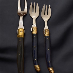 Authentische Vintage Laguiole Gabeln mit Stempeln - 3er Set