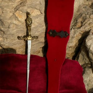 Antiker Mittelalterlicher Ritter Brieföffner - Schreibtischzubehör