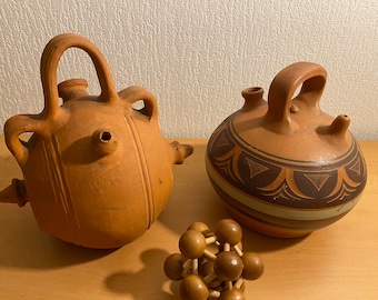 アンティークのスペイン製アコスト・ボティホ陶器製水差しピッチャー