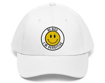 Sono sensibile cappello twill