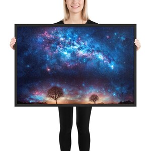 Galactic Dreams 1 Framed Print, Nature Art, Wall Art, Cosmic Art