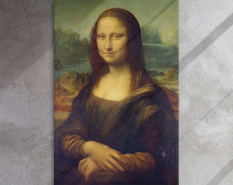 キャンバスに描かれたモナリザのカスタム油絵、有名なアーティスト