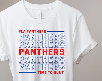 Florida Panthers Hockey T-Shirt: Unisex Cotton Tee
