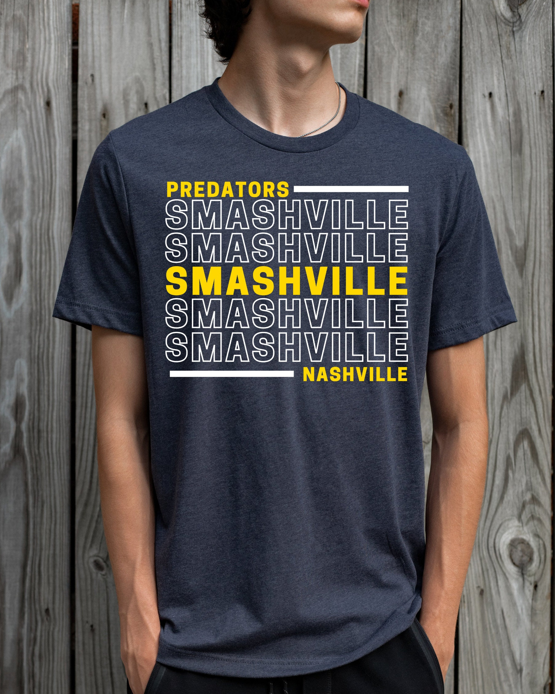 Smashville Nashville Preds Predators Hockey NHL Shirt TN Stanley Cup