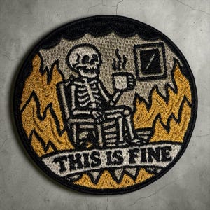 4 inch. Dit is een fijn geborduurd embleem (opstrijkbaar of met klittenband).