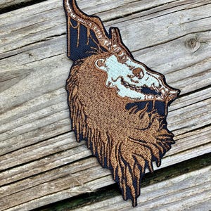 wendigo iron on patch