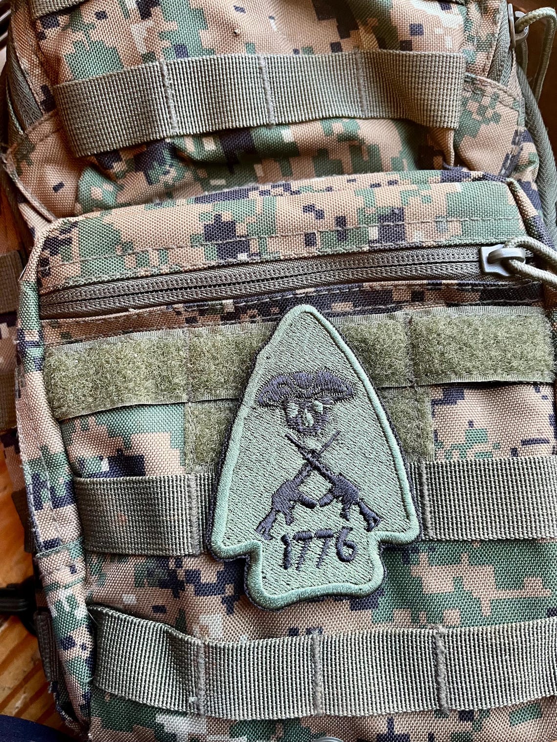 1776 Patch With Rifles for Hats, Bags, Jackets Patriotic Military - Etsy