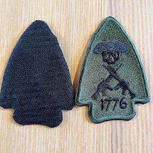 1776 Patch With Rifles for Hats, Bags, Jackets Patriotic Military - Etsy