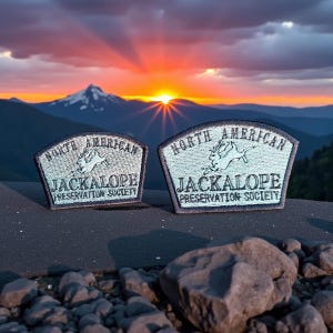 Jackalope Embroidered Patch - North American Preservation Society