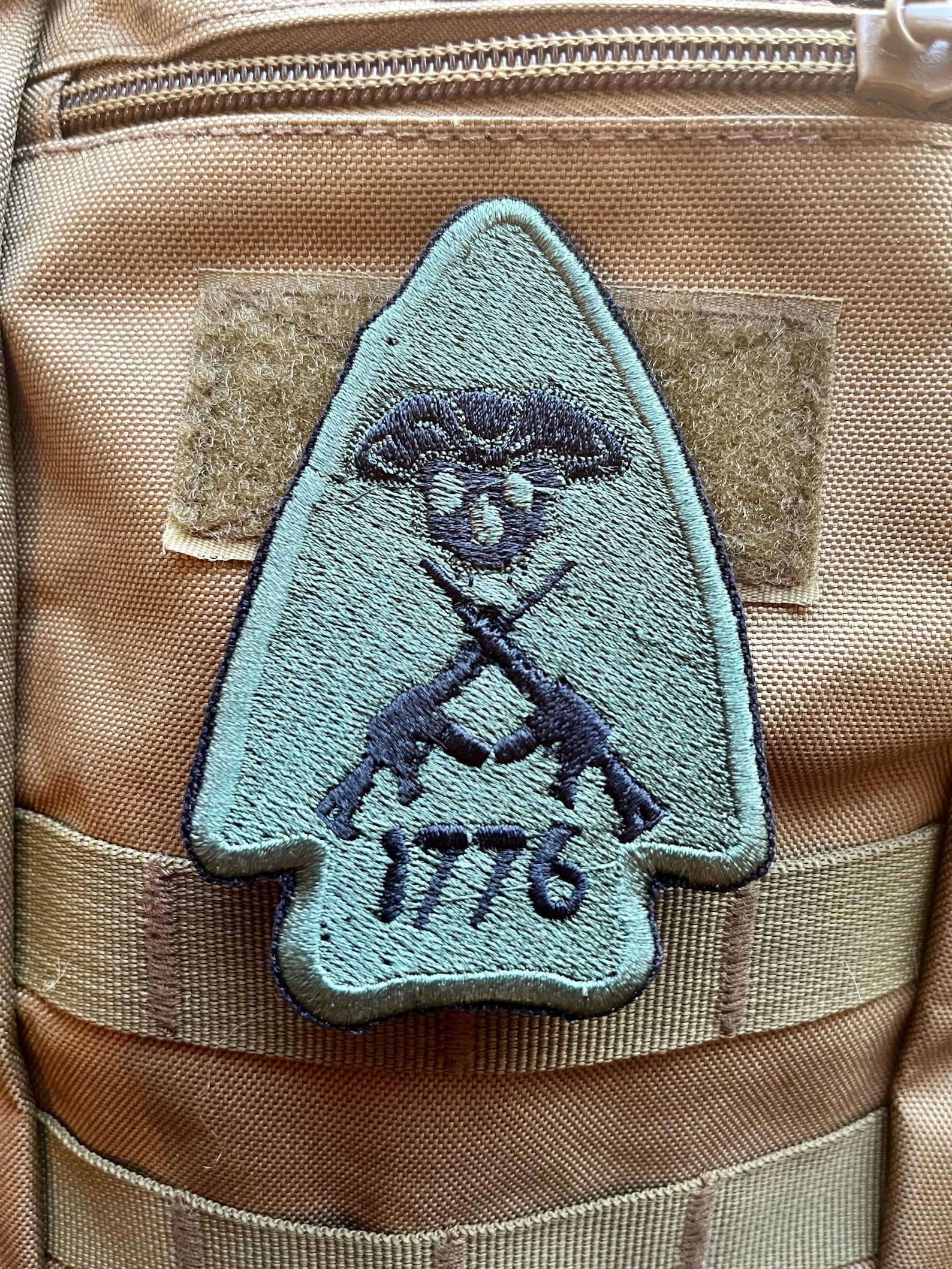 1776 Patch With Rifles for Hats, Bags, Jackets Patriotic Military - Etsy
