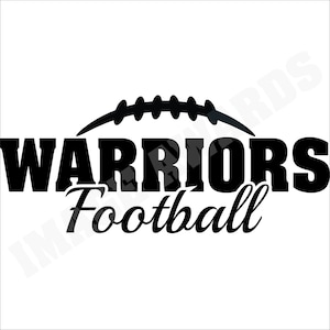 Warriors Football Laces Seams Svg Pdf Eps Dxf Eps Png Download