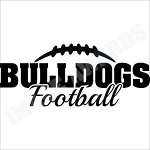 Bulldoggen Fußball mit Schnürsenkeln Download - EPS, PNG, SVG