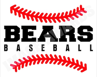 Berenhonkbal met veters PNG EPS SVG-download