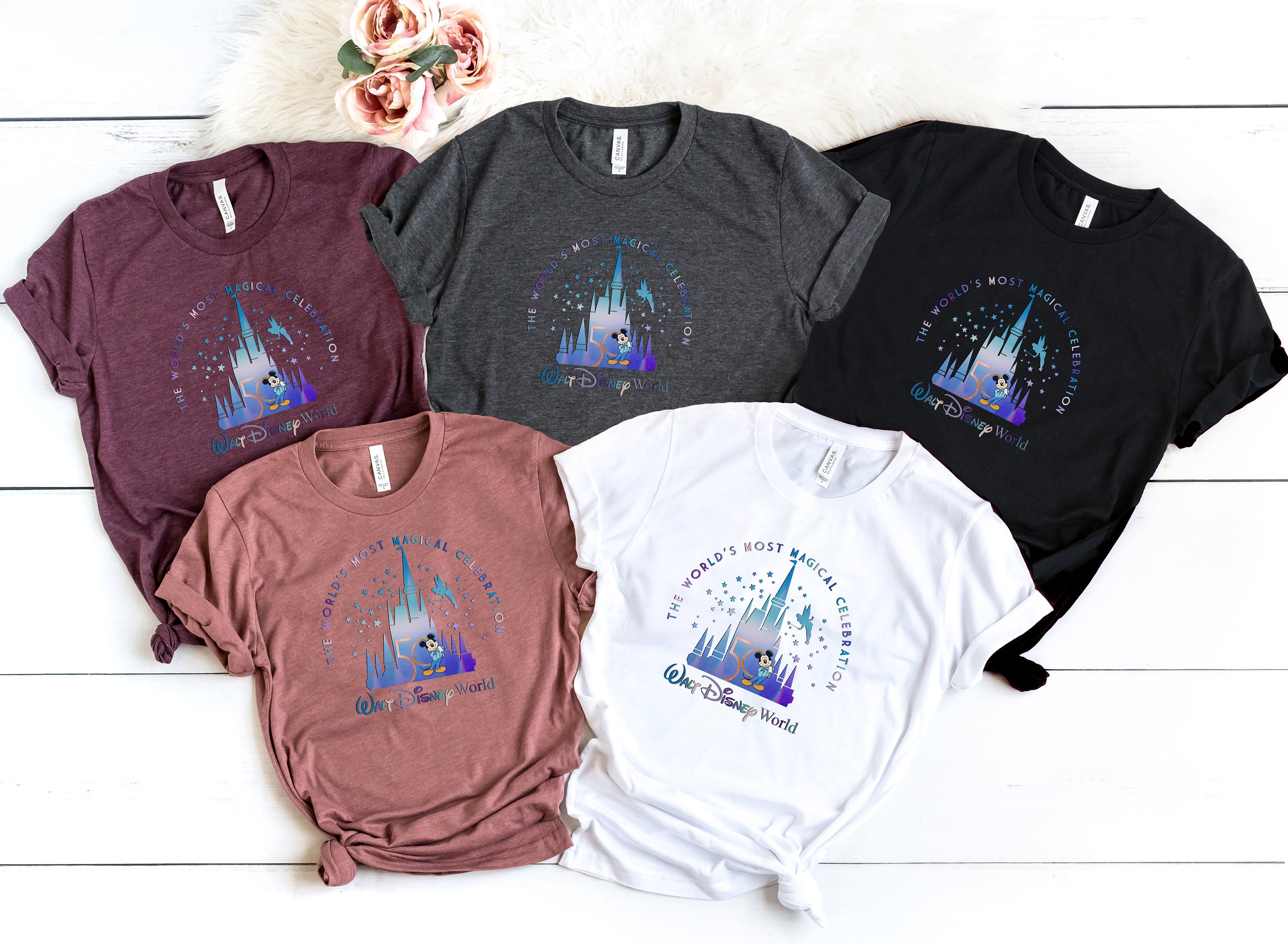 Discover Disney Vacation Shirt, Disney 50th Anniversary Shirt, Disney World 50th Anniversary Shirt