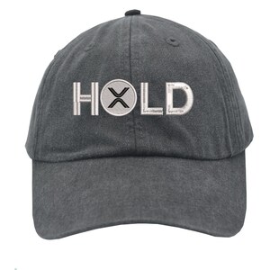 XRP hold Hat Crypto hat Ripple hat